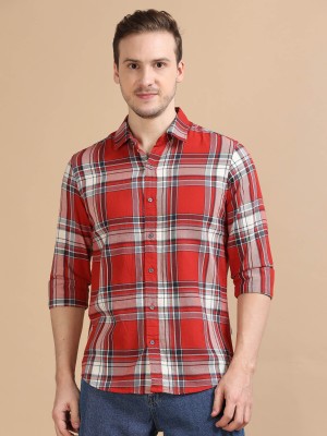 MARKSMITH Men Checkered Casual Multicolor Shirt