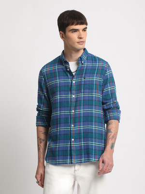 THE BEAR HOUSE Men Checkered Casual Multicolor Shirt