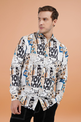 MORADIYA FAB Men Printed Casual Multicolor Shirt
