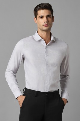 LOUIS PHILIPPE Men Self Design Formal Grey Shirt