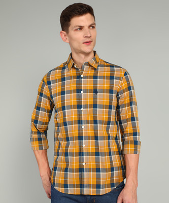 U.S. POLO ASSN. Men Checkered Casual Multicolor Shirt