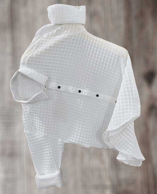 Terasoft Fashion Men Solid Casual White Shirt