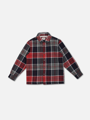Pepe Jeans Boys Checkered Casual Multicolor Shirt