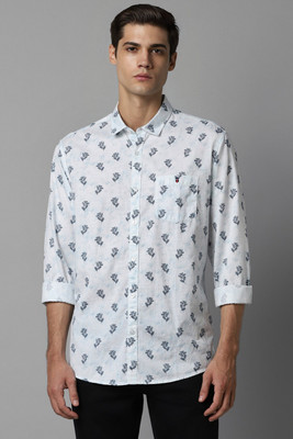 LOUIS PHILIPPE Men Printed Casual Blue Shirt