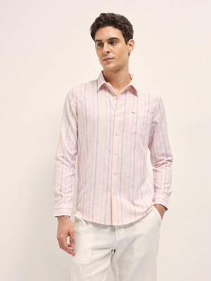 THE BEAR HOUSE Men Striped Casual Multicolor Shirt