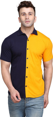 HouseOfCommon Men Self Design Casual Multicolor Shirt