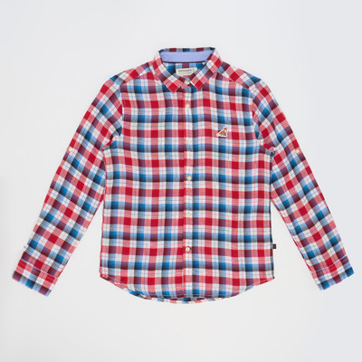 Pantaloons Junior Boys Checkered Casual Red Shirt