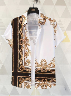 Zonly Men Self Design Casual Multicolor Shirt