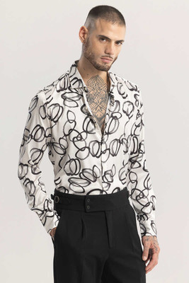 zyromen Men Printed Lounge Wear Multicolor Shirt