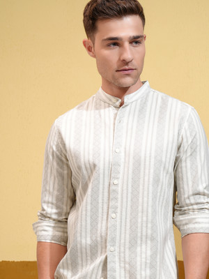 HIGHLANDER Men Striped Casual Multicolor Shirt