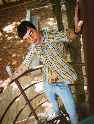 The Indian Garage Co. Men Checkered Casual Yellow Shirt