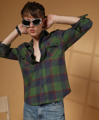 CAMPUS SUTRA Men Checkered Casual Multicolor Shirt