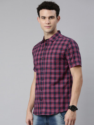METRONAUT by Flipkart Men Checkered Casual Red Shirt