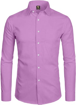 PROBEX INTERNATIONAL Men Solid Formal Purple Shirt