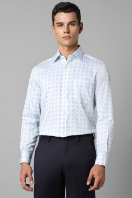 LOUIS PHILIPPE Men Printed Formal Blue Shirt