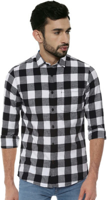 SOLVYN Men Checkered Casual Multicolor Shirt