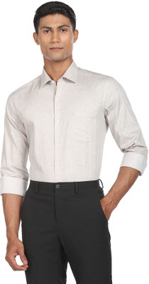 ARROW Men Printed Formal Grey Shirt