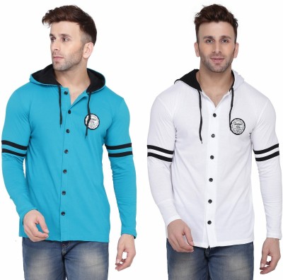 BEYOU FASHION Men Solid Casual Multicolor Shirt(Pack of 2)