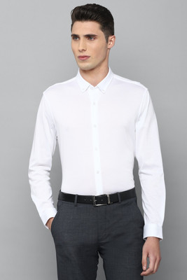 LOUIS PHILIPPE Men Solid Formal White Shirt