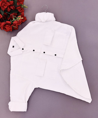 SHFASHION Men Self Design Casual Pink Shirt