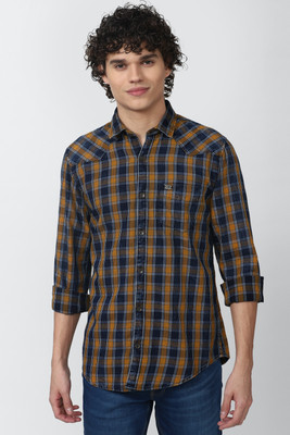 PETER ENGLAND Men Checkered Casual Multicolor Shirt