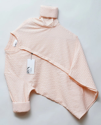 N AND J Men Solid Casual Pink Shirt