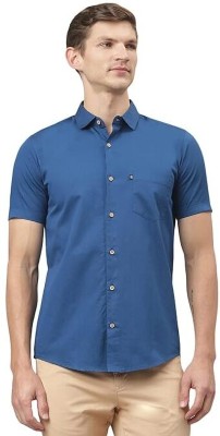 RYC Men Self Design Casual Blue Shirt