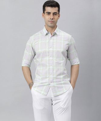 RARE RABBIT Men Checkered Casual Multicolor Shirt
