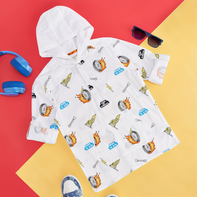 Pantaloons Junior Boys Printed Casual Multicolor Shirt