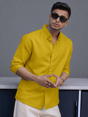 Yanthi Fab Men Solid Casual Multicolor Shirt