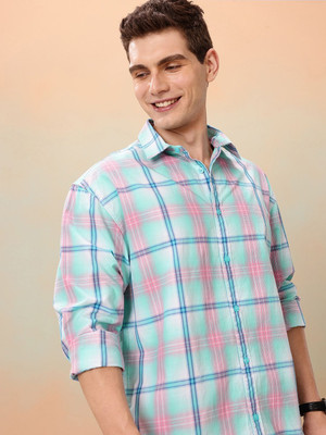 Mast & Harbour Men Checkered Casual Multicolor Shirt