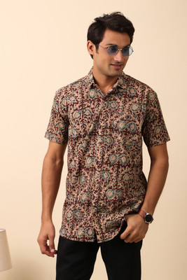 Moshi Men Printed Casual Multicolor Shirt