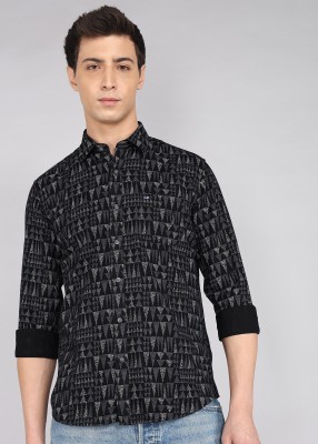 Arrow Sport Men Printed Casual Black Shirt