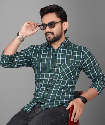 METRONAUT Men Checkered Casual Multicolor Shirt