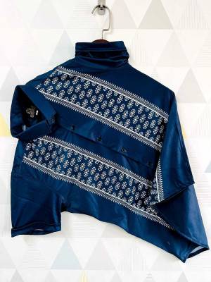 SHFASHION Men Printed Casual Multicolor Shirt