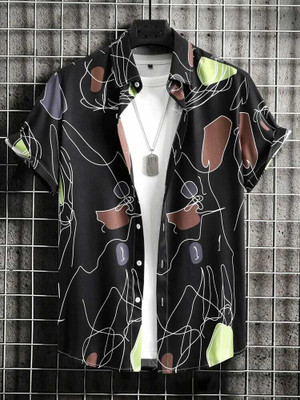 Marmic Fab Men Printed Casual Multicolor Shirt