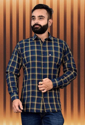 Arthz Fashion Trend Men Checkered Casual Multicolor Shirt