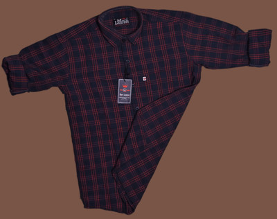 Gudiya Trend Men Checkered Casual Blue, Pink Shirt