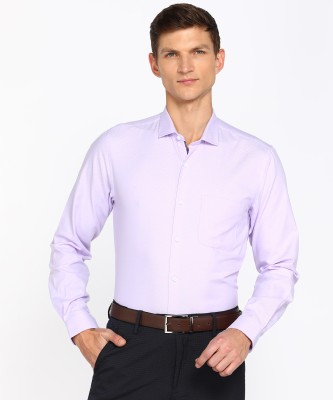 PETER ENGLAND Men Solid Formal Purple Shirt