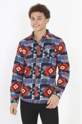 Brave Soul Men Printed Casual Multicolor Shirt