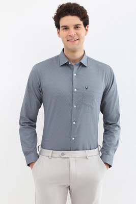 Allen Solly Men Printed Formal Grey Shirt