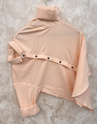 KKCREATION Men Striped Casual Multicolor Shirt