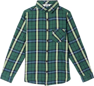 CANTABIL Boys Checkered Casual Multicolor Shirt