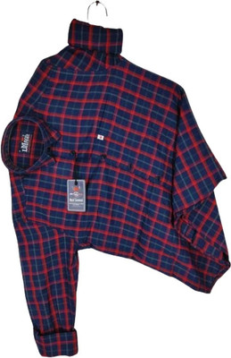 Arthz Fab Trend Men Striped Casual Dark Blue, Red, White Shirt