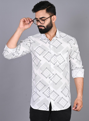 FUBAR Men Printed Casual Multicolor Shirt