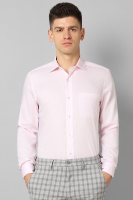 LOUIS PHILIPPE Men Striped Formal Pink Shirt