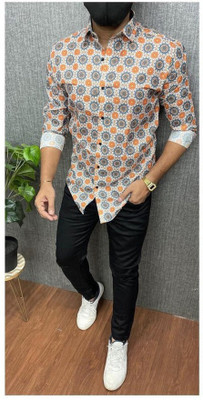 ISUEL Febb Men Printed Casual Multicolor Shirt