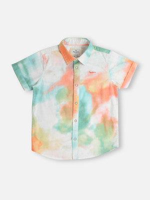 Pepe Jeans Boys Printed Casual Multicolor Shirt
