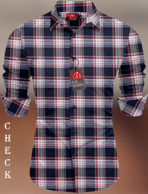 DUCCKCREATION Men Checkered Formal Multicolor Shirt