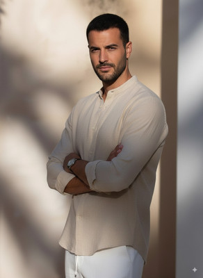 Dhakre fashion Men Solid Casual Khaki Shirt